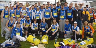 Marathon Strides Against MS Team